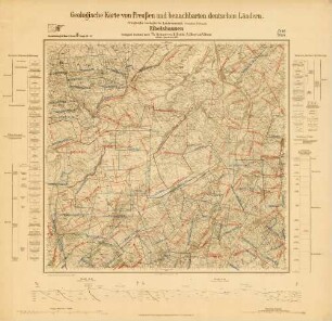 [5116] Eibelshausen, Geologische Karte von Preußen und benachbarten deutschen Ländern