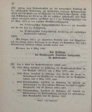 23. Das 5. Stück des Reichs-Gesetzblatts enthält unter ...