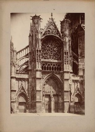 St. Jacques, Dieppe: Ansicht Fassade der Westseite