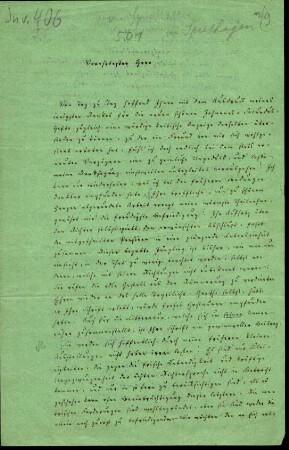 5-10-22-1.0000: Varnhagen von Ense, Karl August, Schriftsteller; diverse Schreiben ff.: Lob über eine nicht näher bezeichnete Arbeit