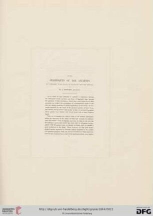 Arabesques of the Ancients as Compared with those of Raphael and his School