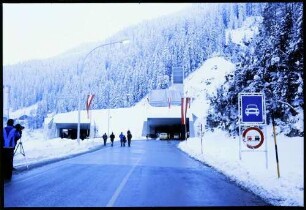 Arlberg: Tunnel Westeinfahrt