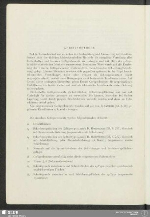 Arbeitsmethode