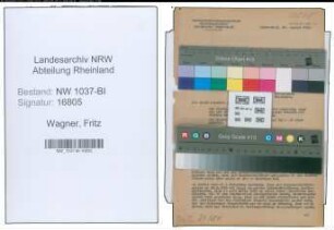 Entnazifizierung Fritz Wagner , geb. 12.05.1912 (Stadtinspektor)
