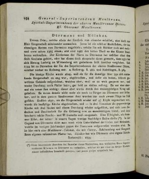 Special-Superintendenz der oberen Maulbronner Diöses.