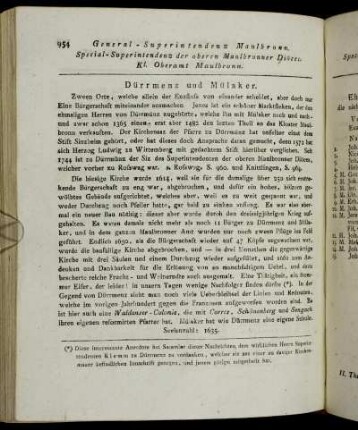 Special-Superintendenz der oberen Maulbronner Diöses.