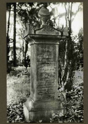 Friedhof. Grabstein Wallrad Ottmann, +1853