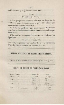 Errata au recueil de formules de Hoüel