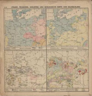 Geologische Karte von Deutschland