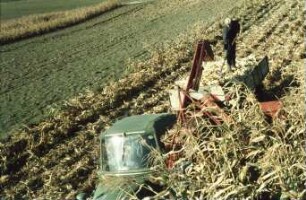 Fotografie: Erntetechnik, Körnermais, Kolbenernte