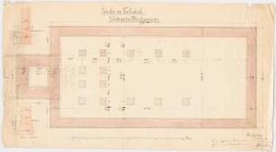 Kirche, Trebatsch: Grundriss Fundament