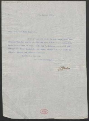 Brief an Sylvio Lazzari : 16.01.1913