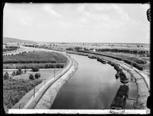Hohenfinow: Blick vom Hebewerk auf den Kanal
