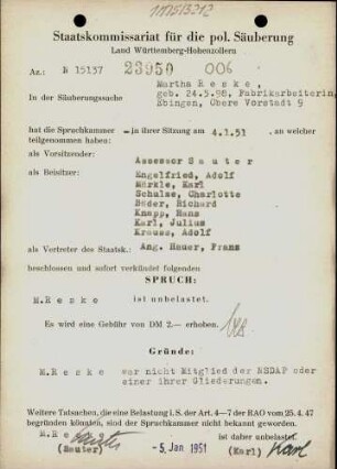 Reske, Martha