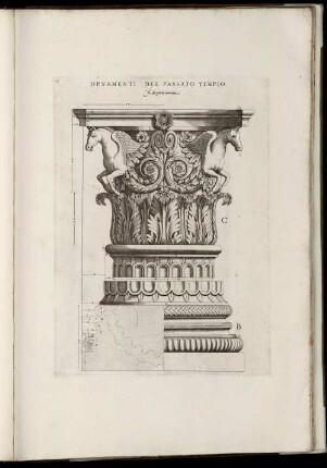 Ornamenti Del Passato Tempio.