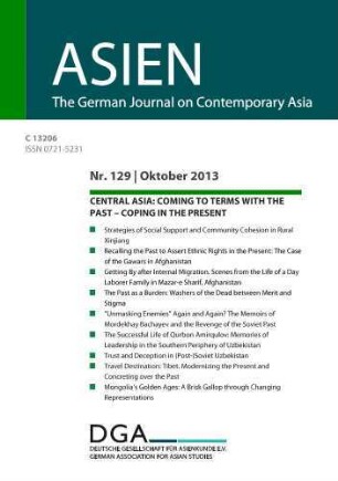 129: Strategies of Social Support and Community Cohesion in Rural Xinjiang