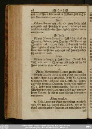 4. Einen Mercurium Lunae zu machen.