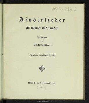 Kinderlieder für Mütter und Kinder
