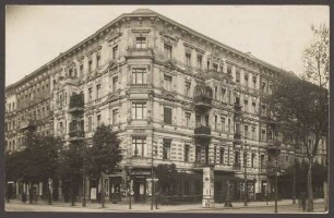 Ansichtskarte Eckgebäude Gneisenaustraße, Baerwaldstraße