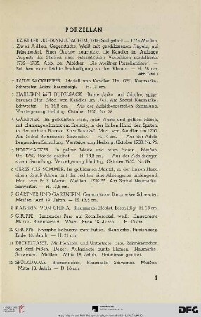 Porzellan (Nr. 1-56)