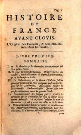 Histoire de France avant Clovis