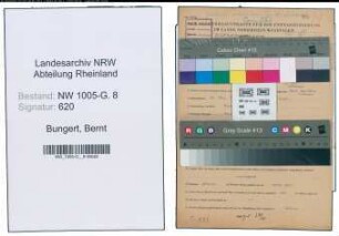 Entnazifizierung Bernt Bungert , geb. 23.03.1908 (Ingenieur)