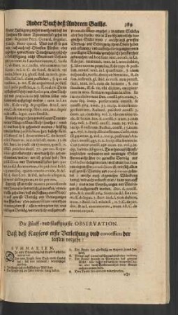 Die Fünff- und fünfftzigiste Observation.