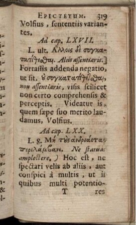 Ad Cap. LXVII - LXX