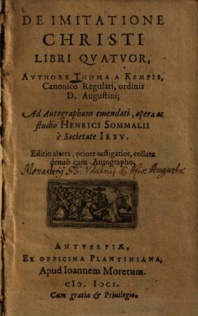 De imitatione Christi : libri quatuor