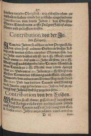 Contribution von der Juden Häupter.