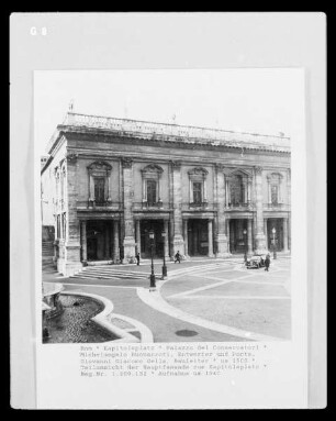 Palazzo dei Conservatori — Fassade