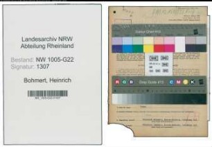 Entnazifizierung Heinrich Bohmert , geb. 01.07.1905 (Baecker)