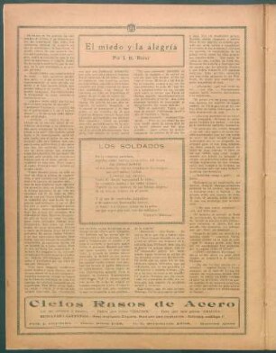 El miedo y la alegría