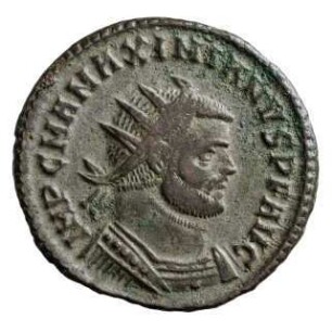 Münze, Antoninian, 292 - 295 n. Chr.