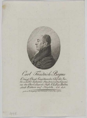 Bildnis des Carl Friedrich Beyme