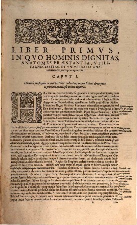 Andreae Laurentii, Ferrerii Domini ... Opera Omnia Anatomica Et Medica : Ex postrema recognitione, accessione quorundam librorum, qui lucem antea non viderant, locupletata. Quorum seriem versa pagella ostendet. 1, Historia Anatomica humani corporis, & singularum eius partium, multis observationibus illustrata