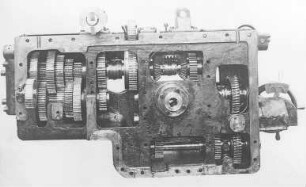 Horizontal-Bohr- und Fräsmaschinen, Spindelkasten, Vorderseite (Defries) : Technikgeschichte | Maschinenbau | Werkzeuge und Werkzeugmaschinen | Bohr-Fräs-und Stoßmaschinen