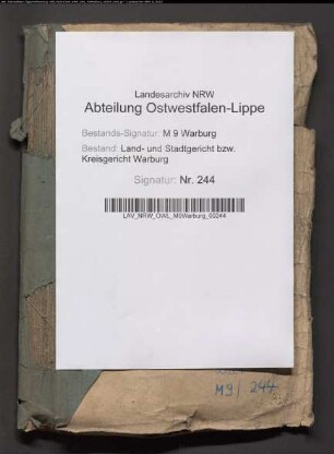 Ablösungsmasse des Gutes Borlinghausen