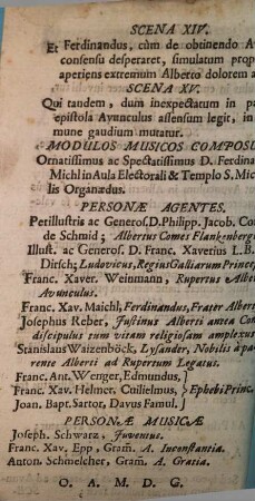 Albertus aestimatae vocationis exemplum