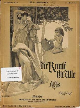 Die Kunst für alle : Malerei, Plastik, Graphik, Architektur, 11. 1895/96, H. 10