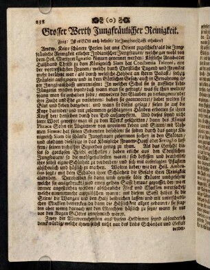 238-247, Grosser Werth Jungraeulicher Reinigkeit; ...