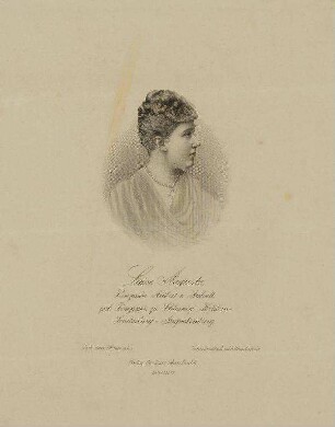 Bildnis von Luise Auguste (1872-1956) Prinzessin von Schleswig-Holstein-Sonderburg-Augustenburg