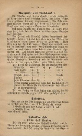 Fabrikbetrieb.