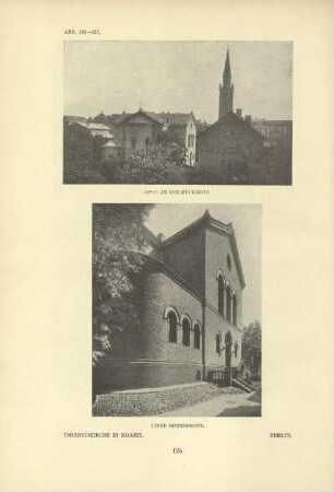 Apsis an der Rückseite. Johanniskirche in Moabit. Linke Seitenfront. Berlin