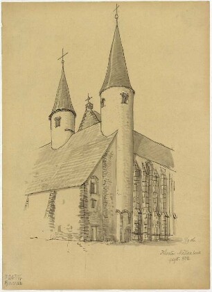 Klosterkirche Möllenbeck, Kirche von Südwesten
