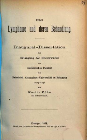Über Lymphome und deren Behandlung