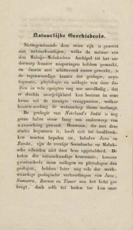 Natuurlijke geschiedenis