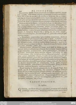 Caput Tertium. De Legibus.