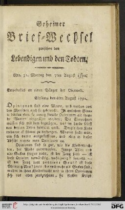 [Nro. 32 - 35] (August 1792)