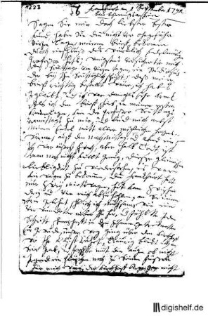 1223: Brief von Anna Louisa Karsch an Johann Wilhelm Ludwig Gleim